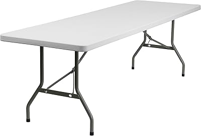 Flash Furniture Elon 8' Rectangular All-Occasion Plastic Folding Event Table